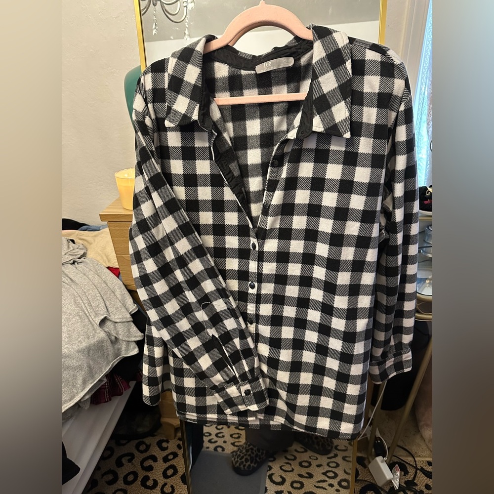 Soft plus size flannel